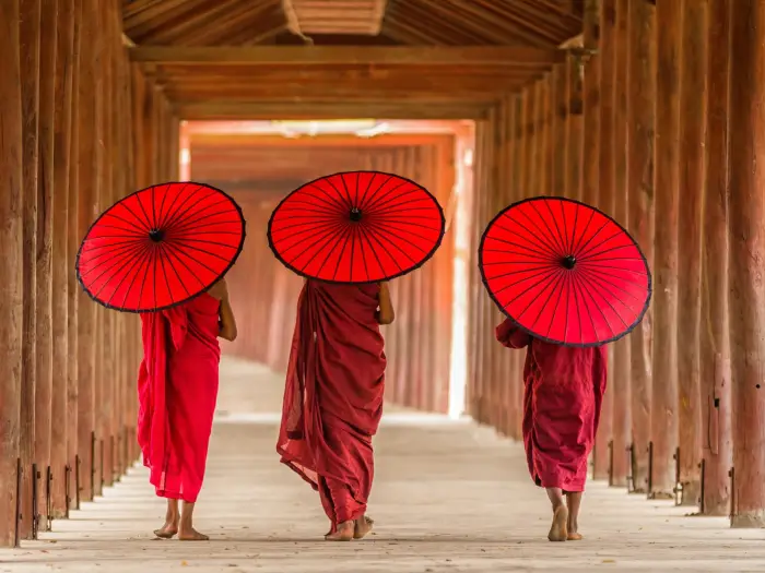 Birma, Laos, Wietnam - Trjkt buddyjski