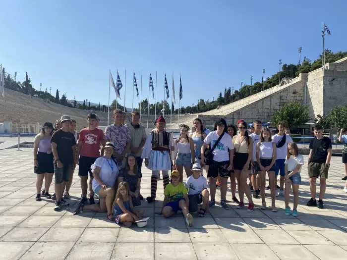 Grecja - Riwiera Olimpijska - Korinos -  obz rekreacyjny z jzykiem angielskim