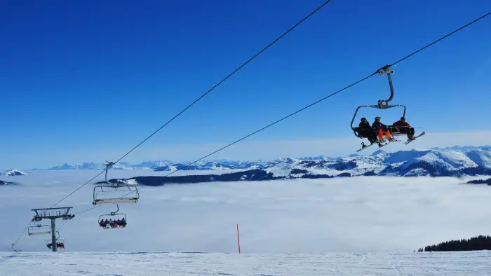 Austria - Kanzelhohe - ob�z narciarski