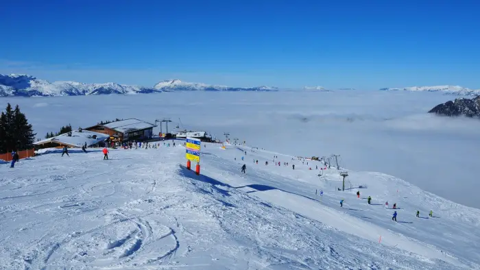 Austria - Kanzelhohe - ob�z narciarski
