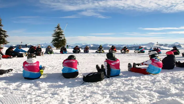 Austria - Kanzelhohe - ob�z snowboardowy