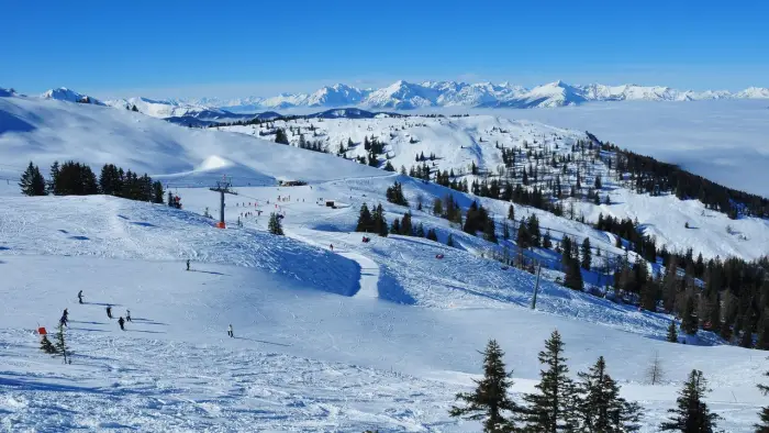 Austria - Kanzelhohe - ob�z snowboardowy