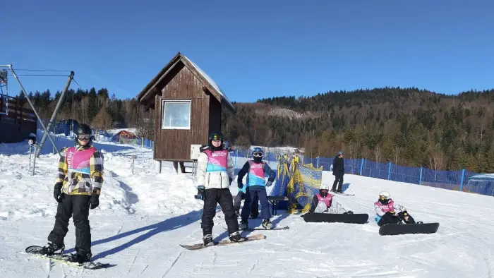 Szczyrk - ob�z snowboardowy