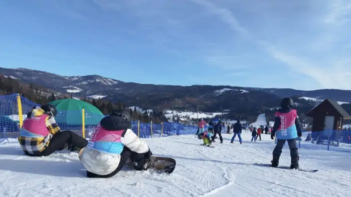 Szczyrk - ob�z snowboardowy
