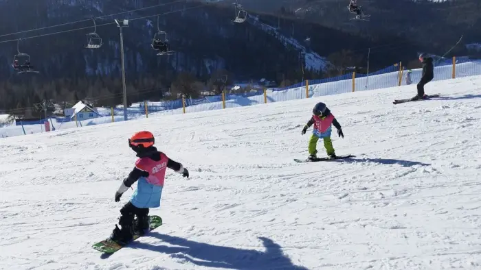 Szczyrk - ob�z snowboardowy