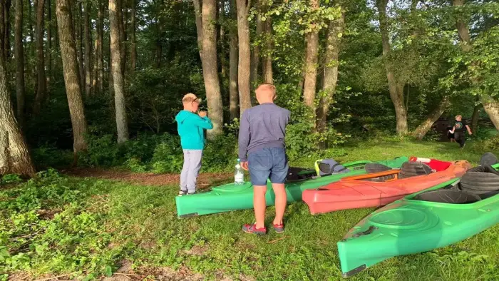 Czaplinek - ob�z survivalowo-kajakowy