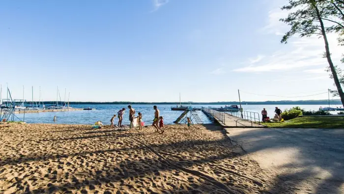 Czaplinek - ob�z w�dkarski