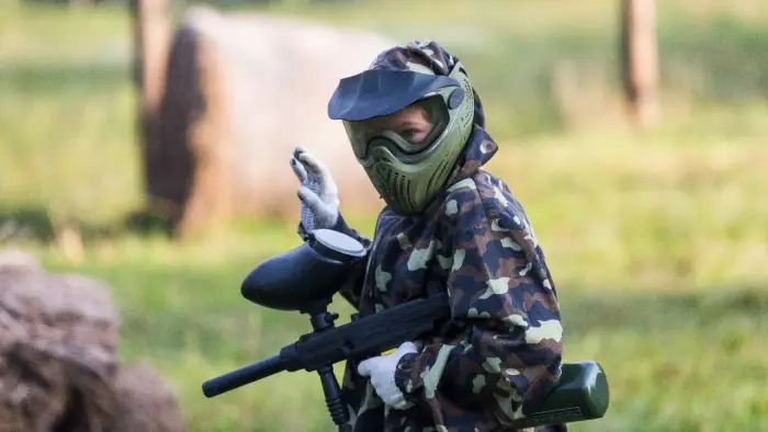 Bukowina Tatrza�ska - ob�z paintballowy