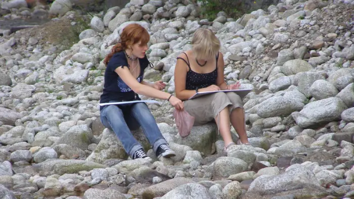 Bukowina Tatrza�ska - ob�z plener malarski