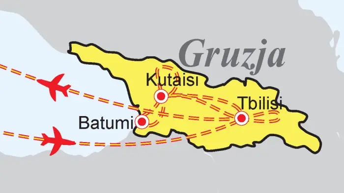Gruzja - Morze Czarne i Kaukaz hotele 4*