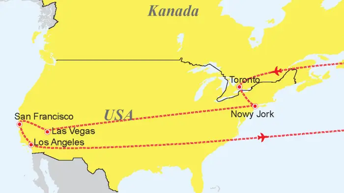 Kanada, USA - Dwie strony Ameryki P�nocnej
