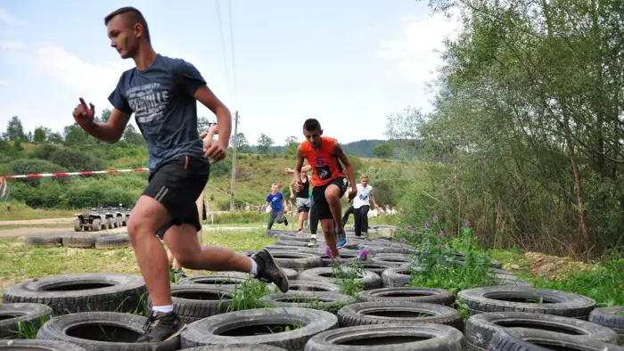 Muszyna - ob�z Fabryka Adrenaliny sala wieloosobowa (tylko ch�opcy)
