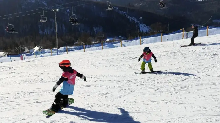 Szczyrk - ob�z snowboardowy