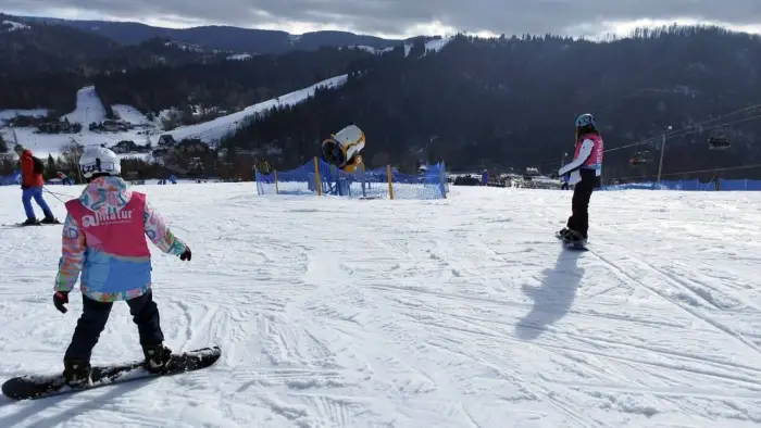 Szczyrk - ob�z snowboardowy